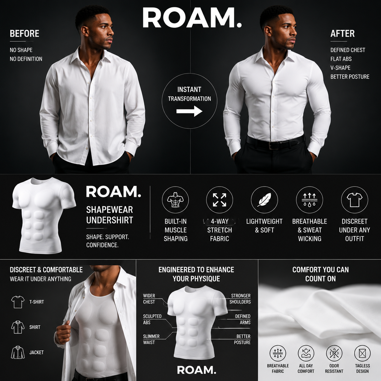 ROAM™ Sculpting Undershirt