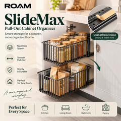 ROAM™ SlideMax — 2-Pack Pull-Out Cabinet Organizer